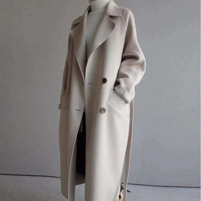 Isabelle™ - Langer Wollmantel